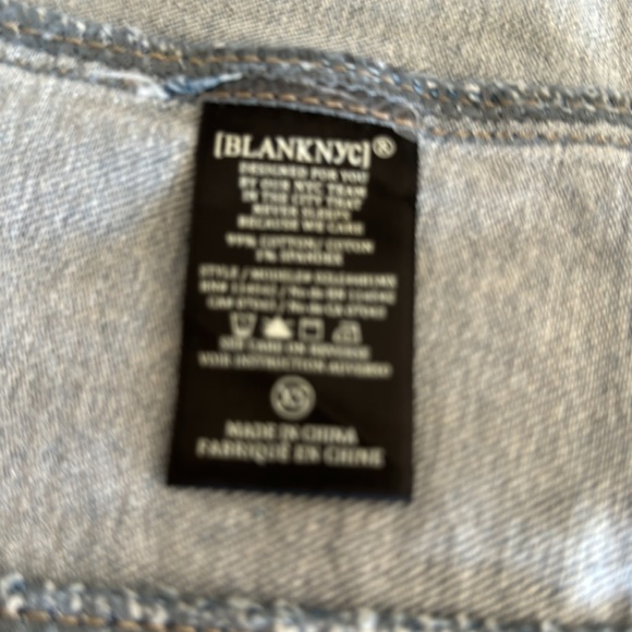 Blanknyc denim stretch bustier - Picture 5 of 8